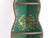 Wood Hand Painted Green Floral Corner Wall Cabinet, 1960s For Sale - Image 7 of 9