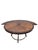 MCM Walnut Extension Dining Table With Sunburst Top For Sale - Image 9 of 12