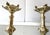 Antique Neo-Gothic Gilt Bronze Candlesticks, Set of 2 For Sale - Image 4 of 14