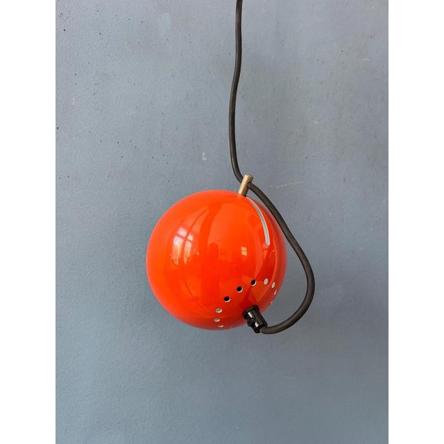 Small Red Adjustable Eyeball Pendant Lamp from Artimeta For Sale - Image 10 of 11