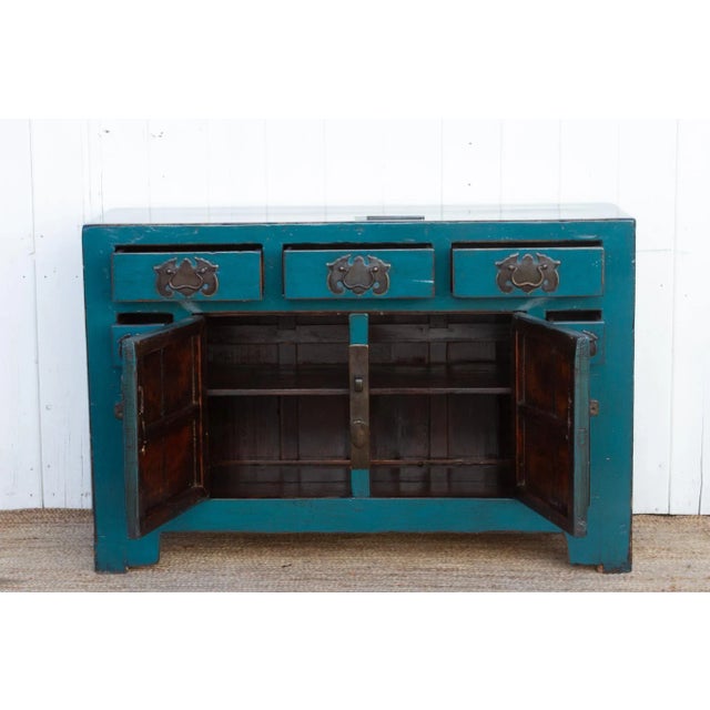 Persian Blue Tianjin Dresser Cabinet For Sale - Image 4 of 8