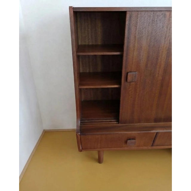 Mid-Century Modern Danish Teak Sideboard with Doors and Drawers, 1960s For Sale - Image 3 of 6