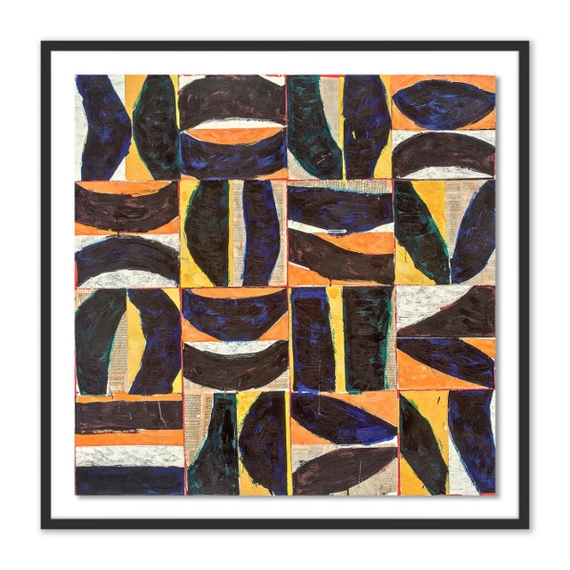 Brad Ellis Le Bete Noire by Brad Ellis, Art Print in Black Frame, Medium For Sale - Image 4 of 4