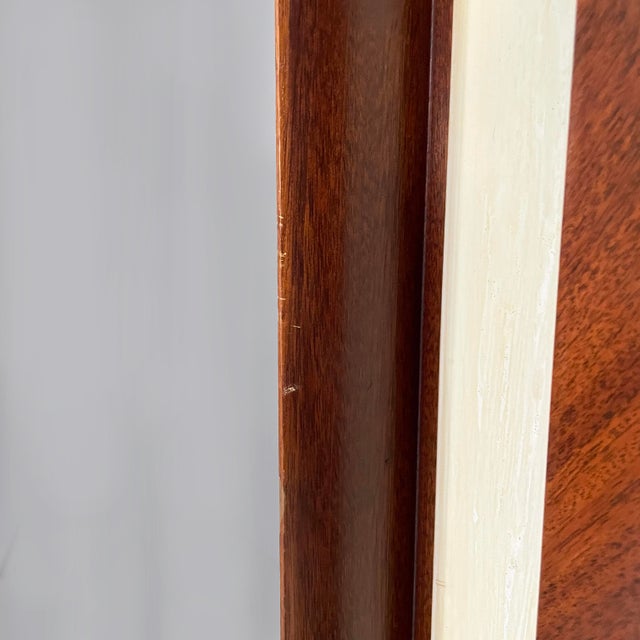 Art Deco Italian Wood and White Wood Wardrobe, 1940s For Sale - Image 15 of 18