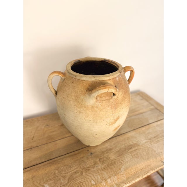 19th Century Three Handle Sandstone Urn For Sale - Image 4 of 5