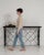 Brown 19th Century French Wrought Iron Console with Blue Stone Top For Sale - Image 8 of 13