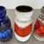 Blue Vintage Pottery Fat Lava Vases from Scheurich, Germany, 1970s, Set of 4 For Sale - Image 8 of 18