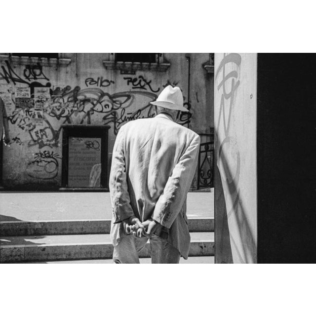 The Walk Framed Black and White Photograph For Sale