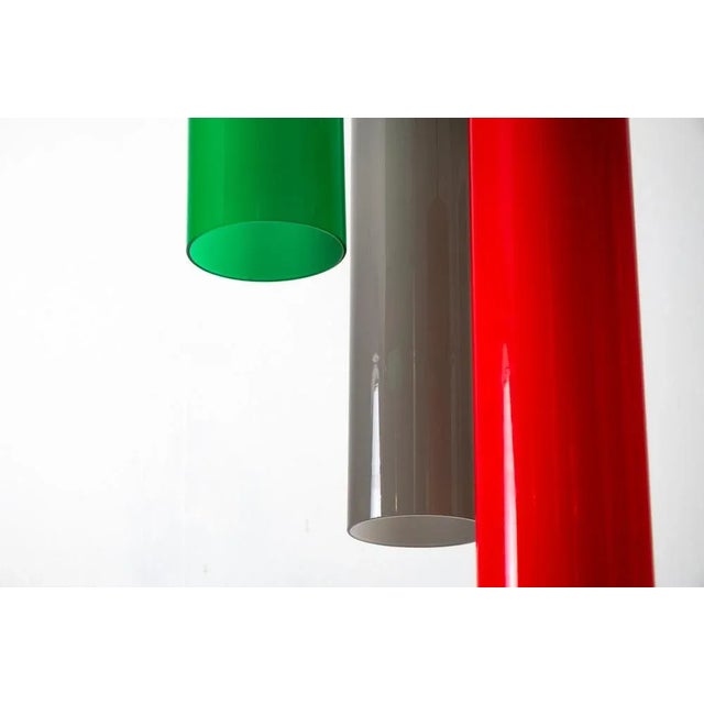 1950s Mid-Century Red Pendant Light, 1950s For Sale - Image 5 of 9