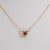 Metal Mozambique Ruby Necklace With Earth-Mined Diamond Accents: Solid 14k Gold, 5mm For Sale - Image 7 of 8
