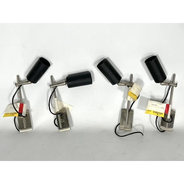 Mid-Century Modern Unedited Orientable Gloria Model Spotlights from Stilux Milano, Set of 4 For Sale - Image 10 of 12