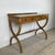 Vintage Regency Style Console Table, Writing Desk or Vanity With Curule Base For Sale - Image 4 of 12