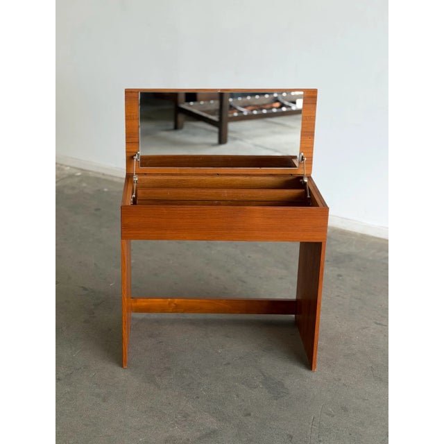 1970s Teak Vanity by Arne Wahl Iversen For Sale - Image 9 of 16