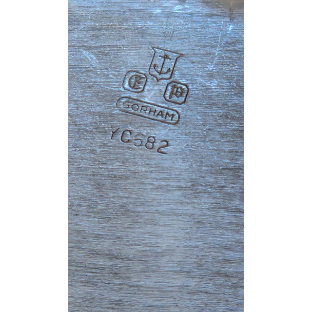 Late 19th Century Gorham Silver Plate Rectangle Serving Platter, Appetizer Tray, Holiday Cookie Tray For Sale - Image 11 of 11