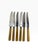 A complete, matching service of six vintage mid-century steak knives by the legendary American cutlery manufacturer Lamson...