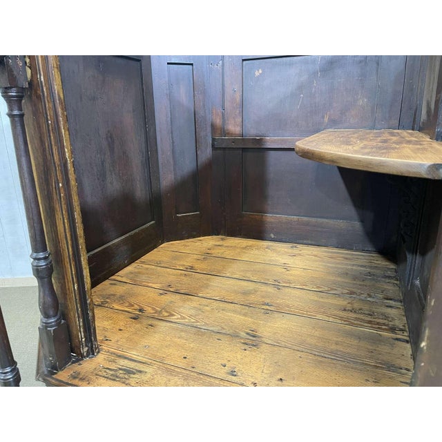 19th Century English University Chair in Fir and Pitch Pine For Sale - Image 13 of 16