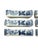 Japanese Vintage Japanese Blue & White Ceramic Chopstick Rests, a Set of 6 For Sale - Image 3 of 4