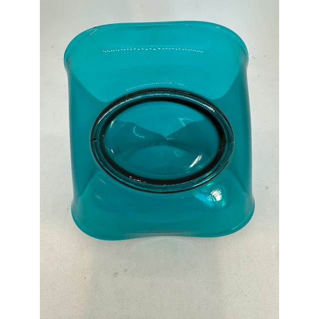 1950s 1950s Viking Bluenique Aqua Candy Dishes Set of 2 For Sale - Image 5 of 7