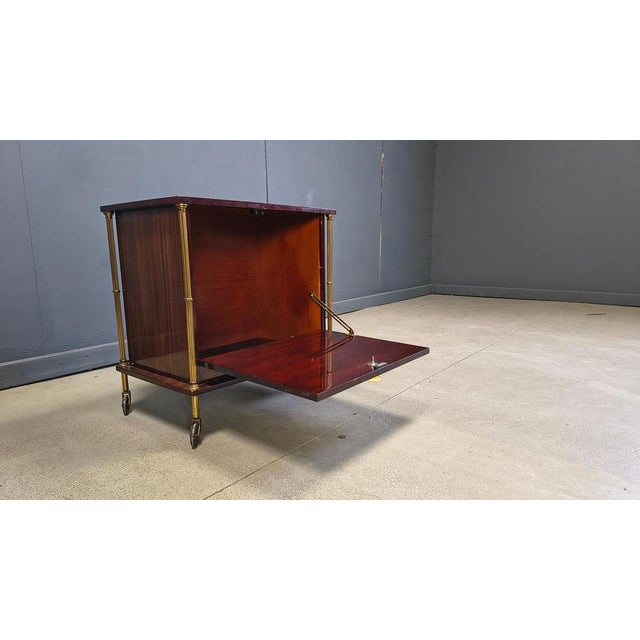 Mid-Century Modern French Bar Cabinet, 1960s For Sale - Image 6 of 15