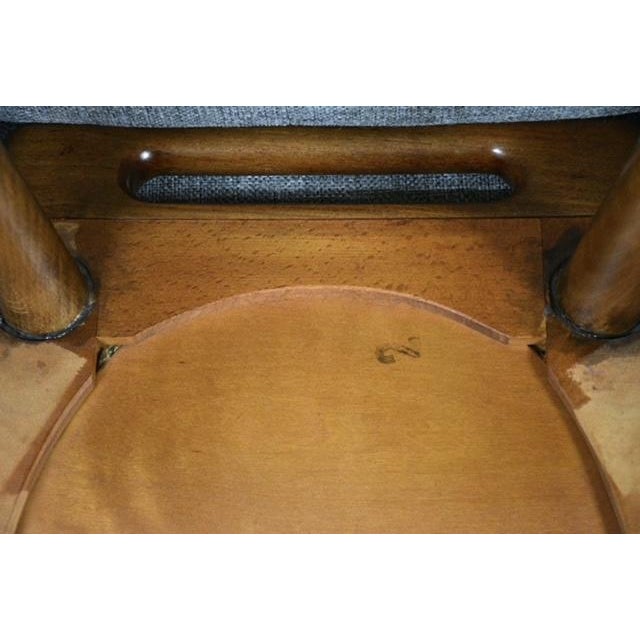 1960s Hans J. Wegner Grey Papa Bear Chair and Ottoman For Sale - Image 12 of 12