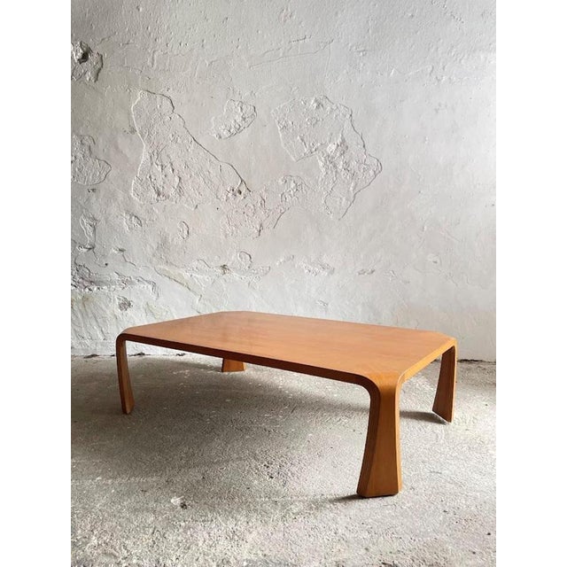 1970s Low Japanese Modern Zataku Coffee Table from Tendo Mokko, 1970s For Sale - Image 5 of 13