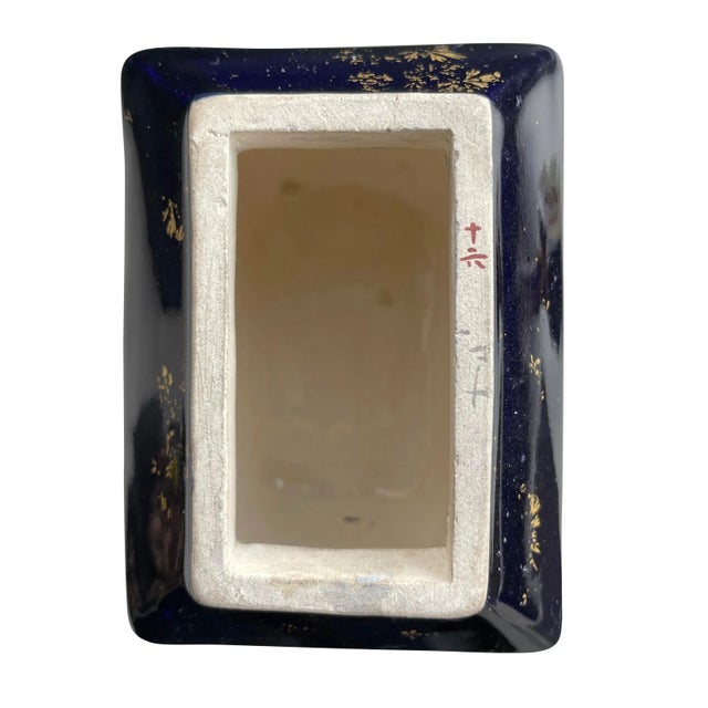 1900 - 1909 Antique Japanese Meiji Satsuma Porcelain Koro Incense Burner With Shishi For Sale - Image 5 of 7