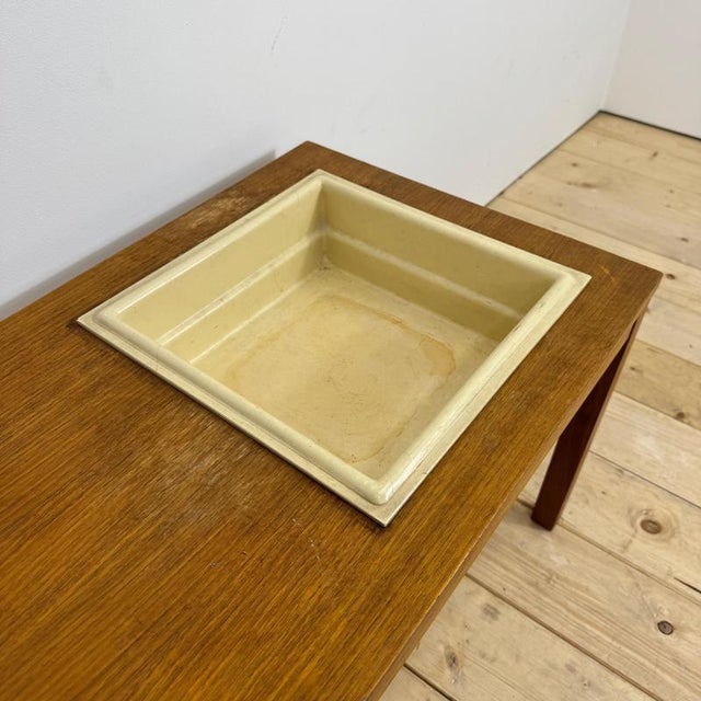 Scandinavian Teak Coffee Table with Planter, 1960 For Sale - Image 6 of 8