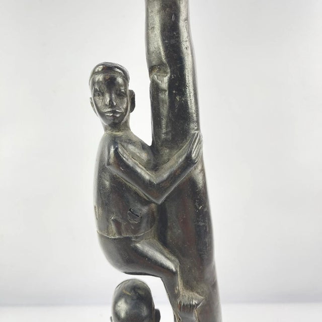 Early 20th Century Makonde Tree Climbing Figure Tanzania MATTER COLLECTION For Sale - Image 4 of 8