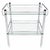 Bauhaus “1980s Modernist Chrome Tubular Glass Serving Cart or Bar Trolley For Sale - Image 3 of 11