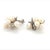 1990s Mikimoto Estate Akoya Pearl Earrings Sterling Silver, 2 Pieces For Sale - Image 9 of 12