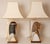 Mid-Century Modern Italian Table Lamps Capodimonte Porcelain King Tut and Cleopatra Gold Lamps - A Pair For Sale - Image 3 of 17