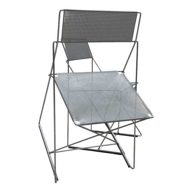 X-Line Chair by Niels Jørgen Haugesen, 1970s For Sale