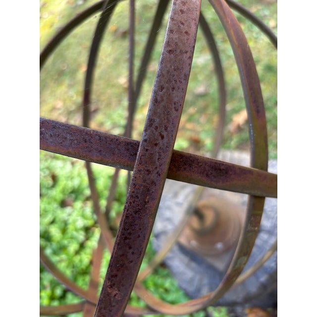 Iron Garden Armillary, 60's For Sale - Image 4 of 8