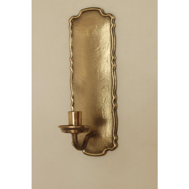 Mid-Century Swedish Brass Sconces from Scandia, Set of 2 For Sale - Image 5 of 14