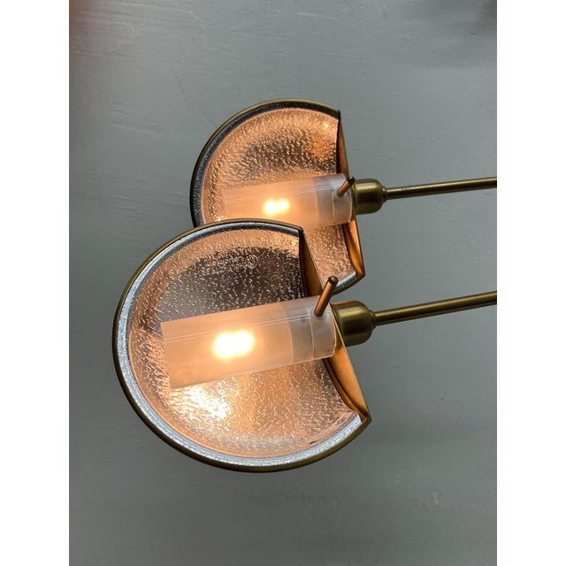 Vintage Brass Twin Double Holtkotter Floor Lamp, 1970s For Sale - Image 11 of 16