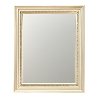 Vintage Carved Wood and Mirrored Glass Mirror For Sale