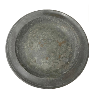 Huge Antique 18th Century John Townsend London Forged Pewter Dinner Plate Bowl