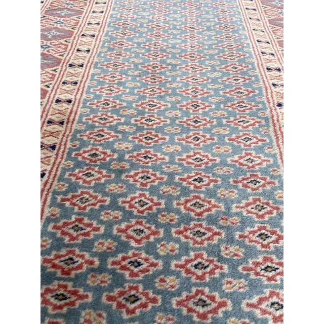 Vintage Rustic Wool Pakistani Runner, 1980s For Sale - Image 6 of 14