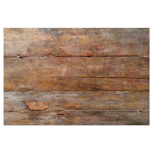 Wooden Coffee Table with Red Patina For Sale - Image 4 of 8