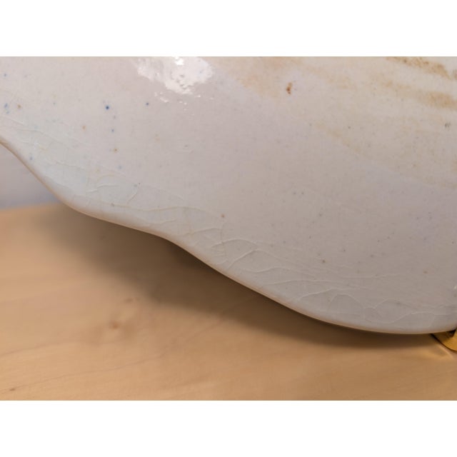 1979 Vintage Rosalie and Tom Nadeau "Blackback Flounder" Ceramic Fish Platter - 18.75" For Sale - Image 14 of 15