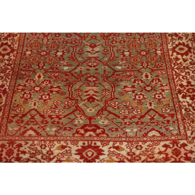 Antique Persian Malayer Rug - 04'01 X 06'05 For Sale - Image 4 of 9