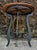 Ethan Allen Cherry Table Top End Round Black Metal Two Tier Accent Side Vintage For Sale - Image 11 of 11