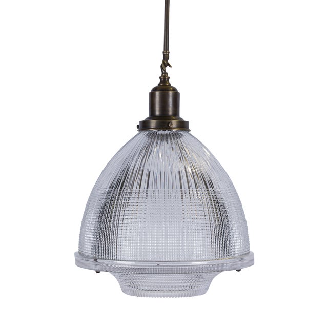 Large Atlas Pendant from Pure White Lines For Sale