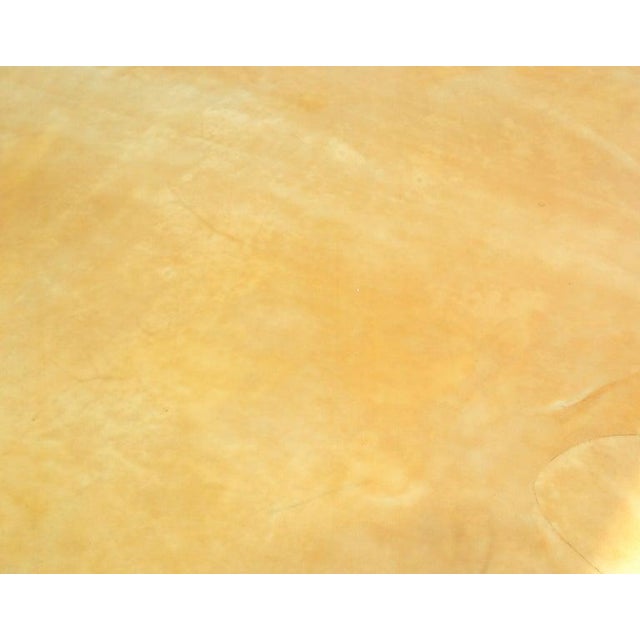 Karl Spring Mid-Century Modern Lacquered Goat Skin Dining, Conference Table 70s For Sale - Image 10 of 14