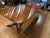 Traditional Banded Mahogany Dining Table by Leighton Hall - Showroom Sample For Sale - Image 11 of 13