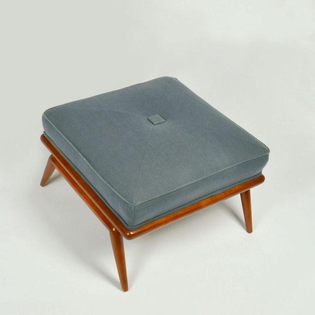 Vintage Ottoman by T.H. Robsjohn-Gibbons, 1950s For Sale - Image 3 of 6