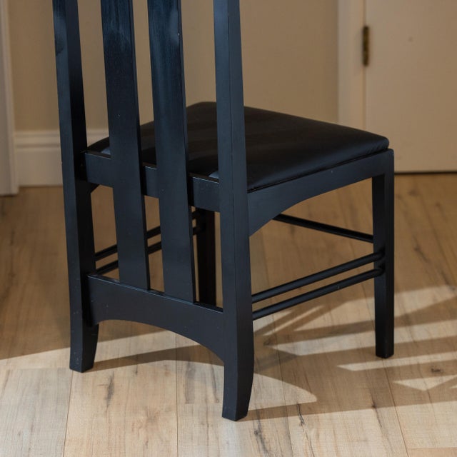 Vintage Charles Rennie Mackintosh Style Ingram High Back Chair For Sale - Image 13 of 15