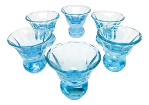 Art Deco Vodka Shots, 1930s, Set of 6