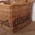 Brown English Wicker Log Basket, 1890s For Sale - Image 8 of 9