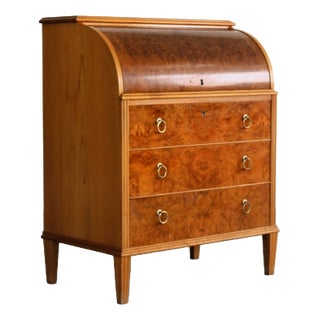 Vintage Swedish Secretary Cabinet, 1960s For Sale